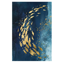 Load image into Gallery viewer, Ocean Goldfish Frameless Wall Art Canvas Oil Print Decordovia
