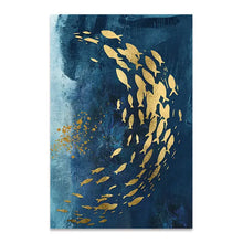 Load image into Gallery viewer, Ocean Goldfish Frameless Wall Art Canvas Oil Print Decordovia
