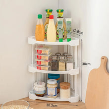Load image into Gallery viewer, Countertop Multi-Purpose Corner Plastic Storage Rack Decordovia
