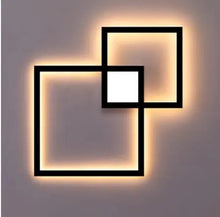 Load image into Gallery viewer, Square-line Interlocking Reflective Backlight Lantern Scones Decordovia
