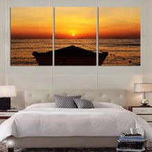 Load image into Gallery viewer, Sunset Beach Frameless Wall Art Canvas Prints Decordovia
