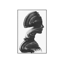Load image into Gallery viewer, Woman Silhouette Frameless Wall Art Canvas Prints Decordovia

