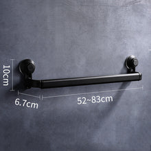 Load image into Gallery viewer, Drill Free Wall Mounted Suction Cup Towel Bathroom Rack Decordovia
