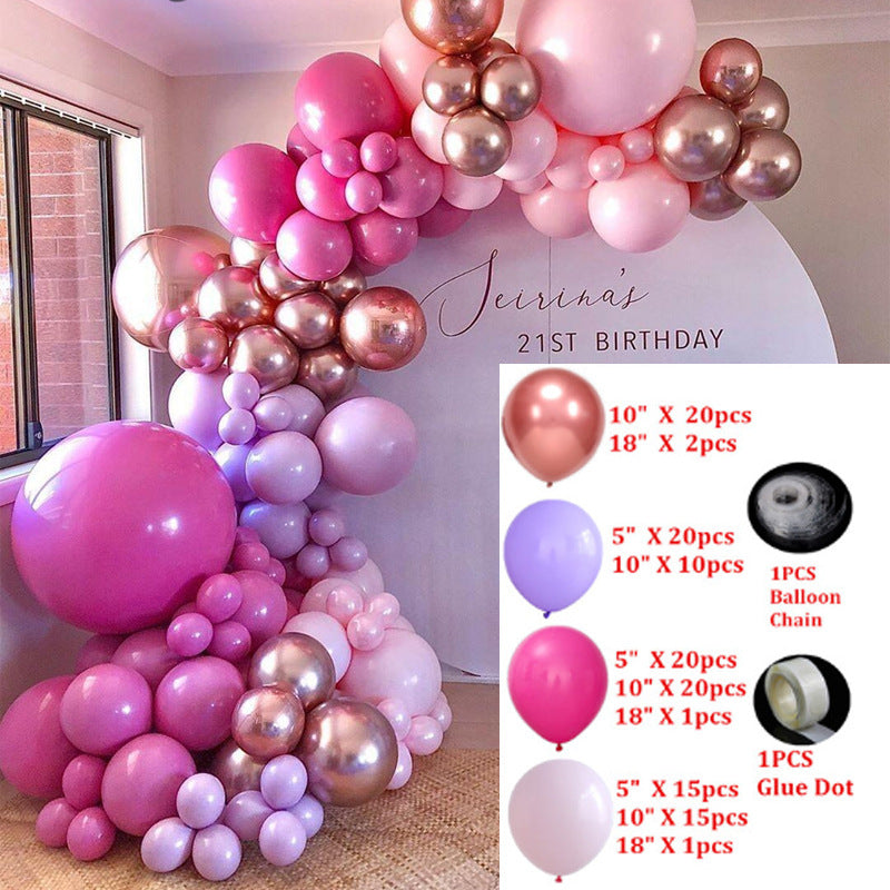 100+Multi-Piece Thicken Latex Balloons Arch Garland Decorations Set Decordovia