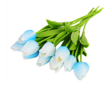 Load image into Gallery viewer, 10 Artificial Tulip Flower Bouquet with Stems For Vase Decorations Decordovia
