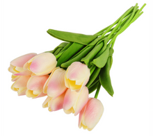 Load image into Gallery viewer, 10 Artificial Tulip Flower Bouquet with Stems For Vase Decorations Decordovia
