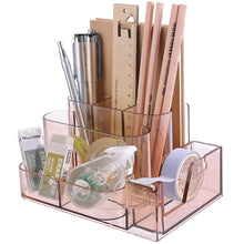 Load image into Gallery viewer, Dormitory Student Plastic Mini Stationery Storage Box Desk Shelf Decordovia
