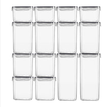 Load image into Gallery viewer, 16Pcs Airtight Kitchen Pantry BPA Free Plastic Dry Food Containers Decordovia
