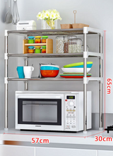 Load image into Gallery viewer, 2-Tier/3-Tier Kitchen Cabinet Microwave Storage Organizer Rack Decordovia
