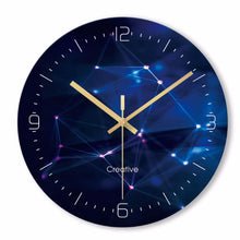 Load image into Gallery viewer, Battery Silent 12 Inch Colorful Non Ticking Tempered Glass Wall Clock Decordovia
