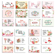 Load image into Gallery viewer, 24 Personalized Notes Floral Mothers Day Post Cards-Decordovia
