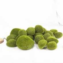 Load image into Gallery viewer, 30Pcs Artificial Small Moss Rocks Covered Decoration Stones Decordovia
