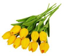 Load image into Gallery viewer, 10Pcs Artificial Tulip Flower Bouquet with Stems For Vase Decorations Decordovia
