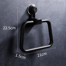 Load image into Gallery viewer, Drill Free Wall Mounted Suction Cup Towel Bathroom Rack Decordovia
