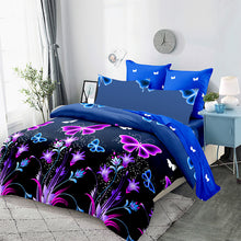 Load image into Gallery viewer, 2 &amp; 3Pcs Butterfly College Series Duvet Cover Bedding Set, Dorms U.S Decordovia
