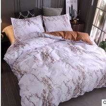 Load image into Gallery viewer, 3-Piece Marble Intelligent Design Printed Duvet Cover Bedding Set Decordovia
