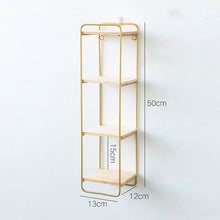 Load image into Gallery viewer, Wall Mounted Metal Floating Rectangle Storage Rack Decordovia
