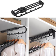 Load image into Gallery viewer, Adjustable-Retractable Wardrobe Closet Rod Pull Out Rail Hanger Decordovia
