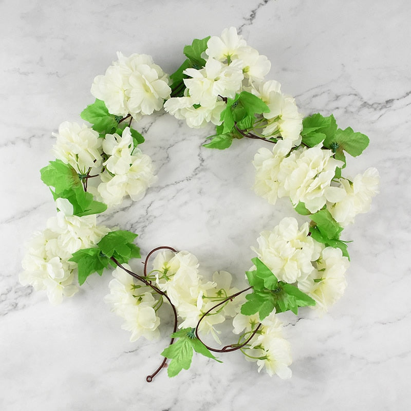 DIY Artificial Vine Blossom Hanging Flower Plant Garland Decorations Decordovia