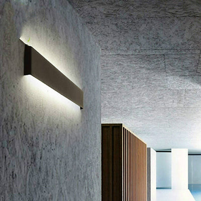 wall scones lighting Indoor Rectangular LED Horizontal Wall Room Lamp Scones Decordovia
