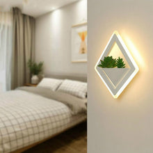 Load image into Gallery viewer, Indoor Artificial Plant Corridor Diamond LED Room Wall Lamp Scones Decordovia
