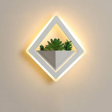 Load image into Gallery viewer, Indoor Artificial Plant Corridor Diamond LED Room Wall Lamp Scones Decordovia
