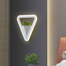 Load image into Gallery viewer, Indoor Artificial Plant Corridor Triangle LED Room Wall Lamp Scones Decordovia
