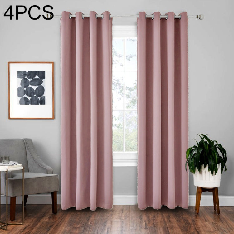 4pcs Thermal Insulated Grommet Room Darkening Blackout Curtain Set Decordovia