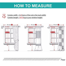 Load image into Gallery viewer, 4pcs Thermal Insulated Grommet Room Darkening Blackout Curtain Set Decordovia
