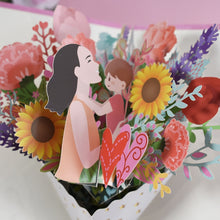 Load image into Gallery viewer, 2x DIY Handmade Mother&#39;s Day Flower 3D Pop-up Folding Greeting Cards Decordovia
