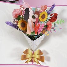 Load image into Gallery viewer, 2x DIY Handmade Mother&#39;s Day Flower 3D Pop-up Folding Greeting Cards Decordovia
