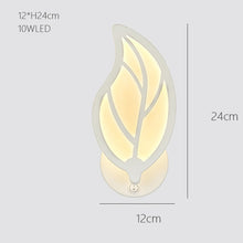 Load image into Gallery viewer, Indoor Leaf Shaped Corridor LED Wall Room Lamp Scones (White) Decordovia
