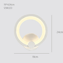 Load image into Gallery viewer, Indoor Circular Shaped Corridor LED Wall Room Lamp Scones (White) Decordovia

