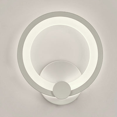 Indoor Circular Shaped Corridor LED Wall Room Lamp Scones (White) Decordovia