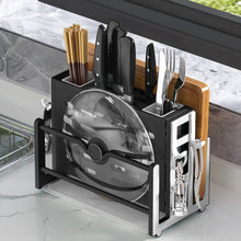 Load image into Gallery viewer, Mini Stainless Steel Cutlery and Utensil Drying Caddy Organizer Rack Decordovia

