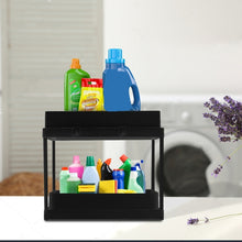 Load image into Gallery viewer, 2-Tier Pull Out Storage Spice Rack Organizer for Cabinet Decordovia
