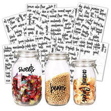 Load image into Gallery viewer, 168Pcs Kitchen Pantry Removable Waterproof Container Labels Stickers Decordovia
