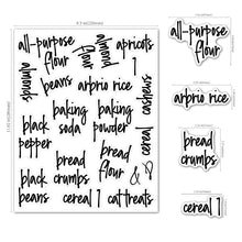 Load image into Gallery viewer, 168Pcs Kitchen Pantry Removable Waterproof Container Labels Stickers Decordovia
