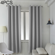 Load image into Gallery viewer, 4pcs Thermal Insulated Grommet Room Darkening Blackout Curtain Set Decordovia
