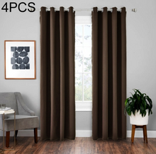 Load image into Gallery viewer, 4pcs Thermal Insulated Grommet Room Darkening Blackout Curtain Set Decordovia
