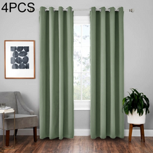 Load image into Gallery viewer, 4pcs Thermal Insulated Grommet Room Darkening Blackout Curtain Set_Room Decor Interior Design Accessories Online Store_ Decordovia
